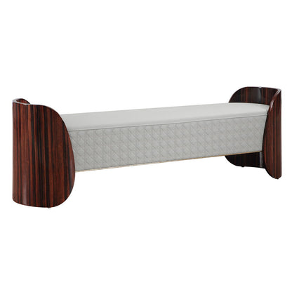 Jamonica - Bench - Gray & Dark Brown
