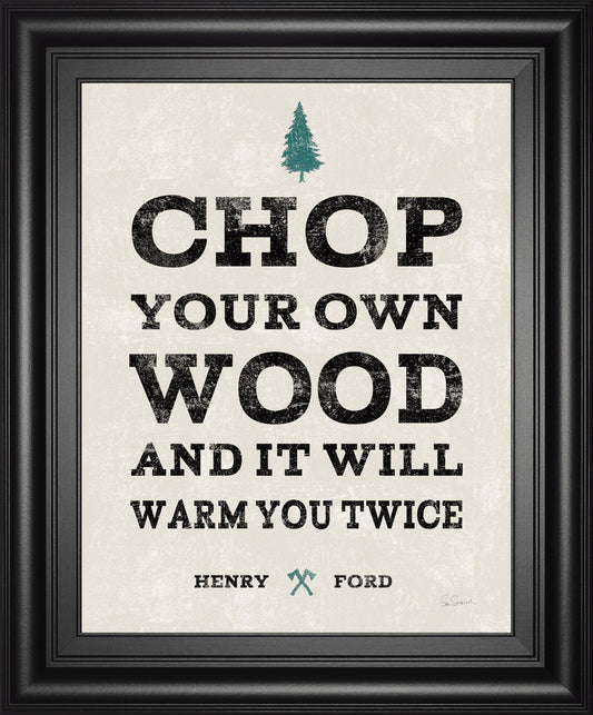 Cabin Life II By Sue Schlabach - Framed Print Wall Art - Pearl Silver