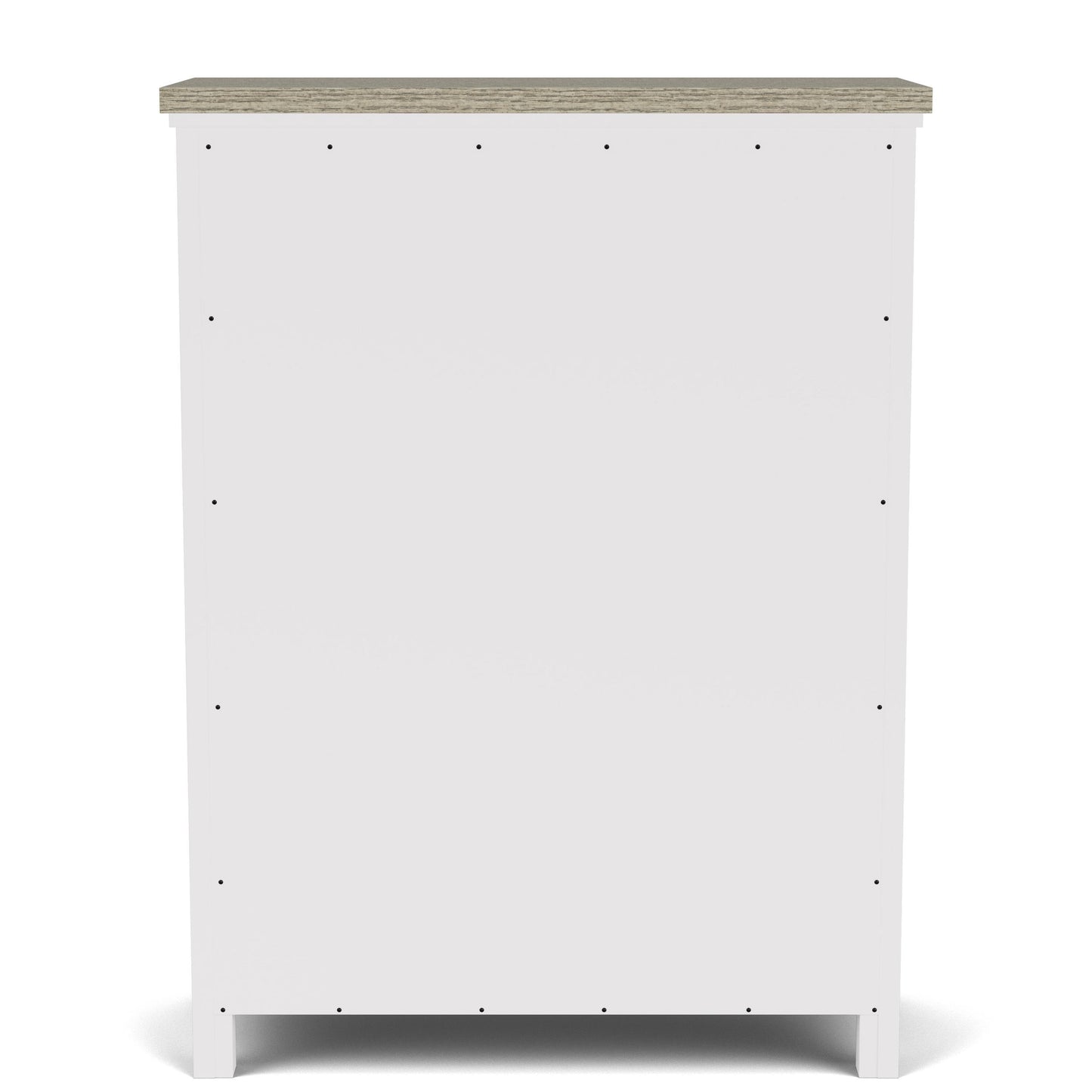 Cora - Five Drawer Chest - White