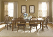 Liberty Furniture Hearthstone Windsor Back Arm Chair in Rustic Oak (Set of 2) image