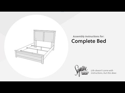 Bostwick Shoals - King Panel Headboard/Footboard - White